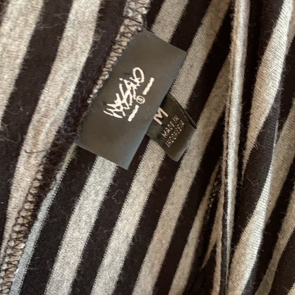 Gray and Black striped dress - Picture 4 of 5